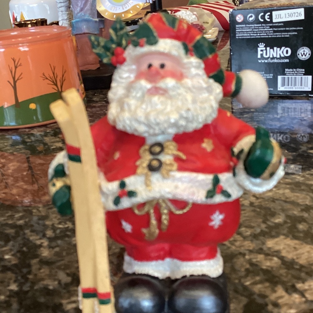Funko Santa Claus Figurine in Red and Green